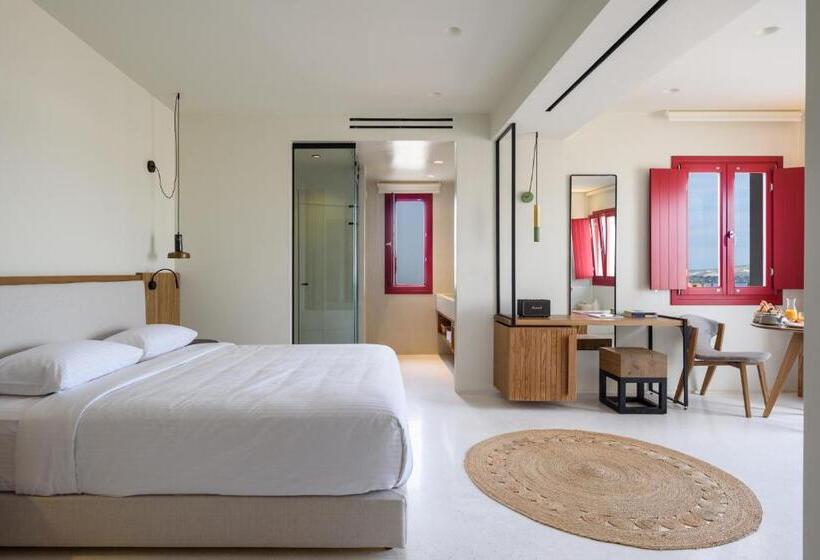 전망이 좋은 디럭스 스위트, Potnia Theron Suites