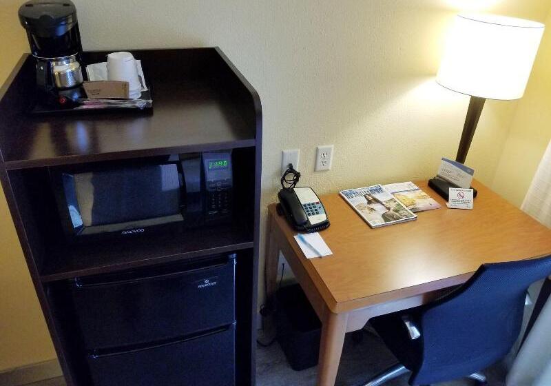 اتاق استاندارد با تخت بزرگ, Hampton Inn & Suites Raleigh Cary Lenovo Center