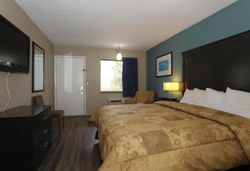 Номер Стандарт Кровать Кинг Адаптированный для Инвалидов, Executive Inn  Panama City Beach