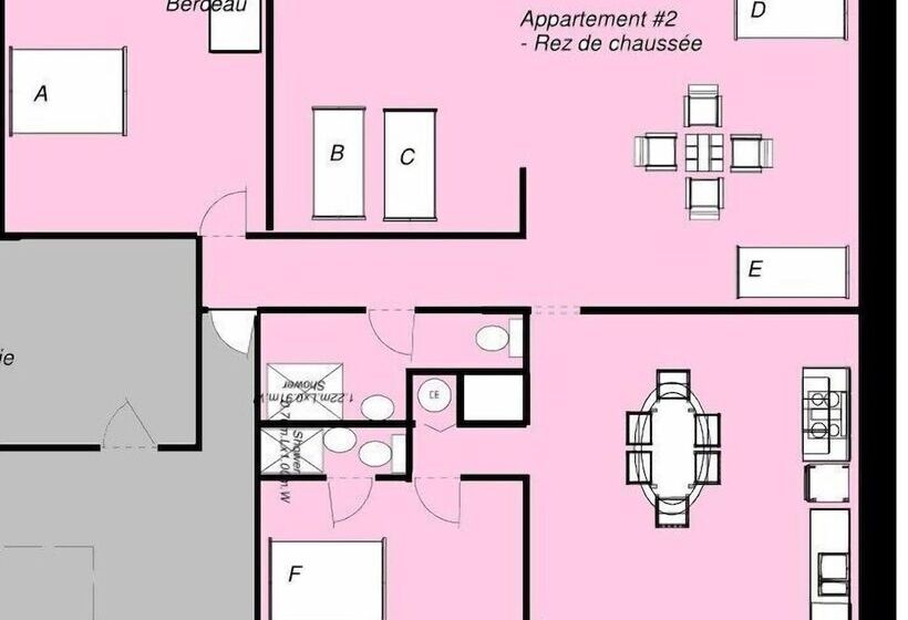 Апартаменты Deluxe 3 Спальни, Moulin De La Fleuristerie