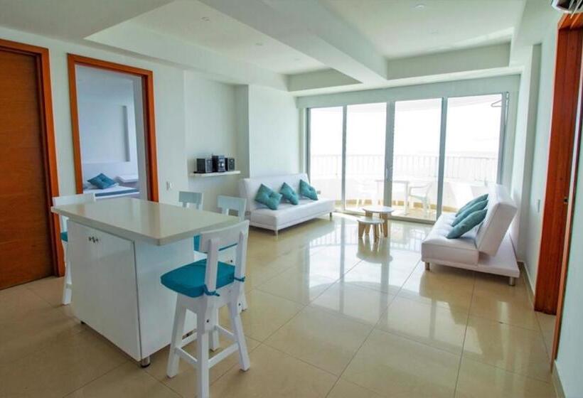 آپارتمان 1 خوابه با چشم‌انداز دریا, Apartamentos Palmetto   Frente Al Mar