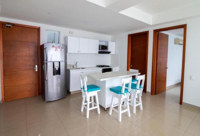 آپارتمان 1 خوابه با چشم‌انداز دریا, Apartamentos Palmetto   Frente Al Mar