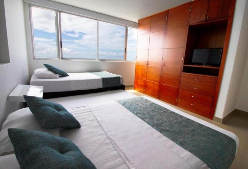 آپارتمان 1 خوابه با چشم‌انداز دریا, Apartamentos Palmetto   Frente Al Mar