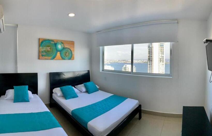 آپارتمان 1 خوابه با بالکن, Apartamentos Palmetto   Frente Al Mar