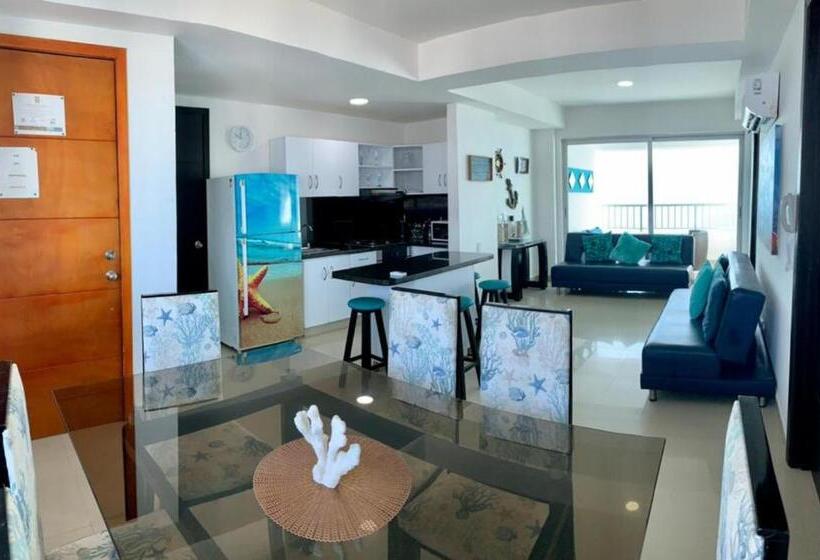 آپارتمان 1 خوابه با بالکن, Apartamentos Palmetto   Frente Al Mar