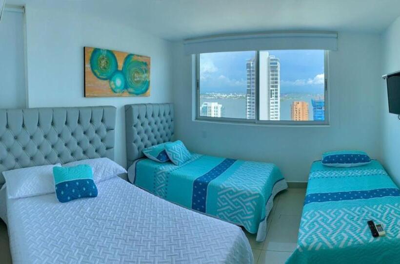 آپارتمان لوکس 1 خوابه, Apartamentos Palmetto   Frente Al Mar