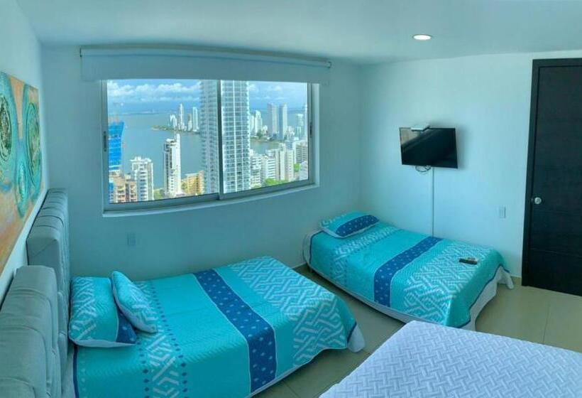 آپارتمان لوکس 1 خوابه, Apartamentos Palmetto   Frente Al Mar