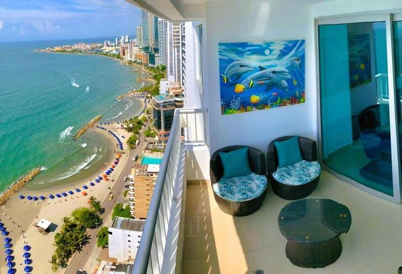 آپارتمان لوکس 1 خوابه, Apartamentos Palmetto   Frente Al Mar