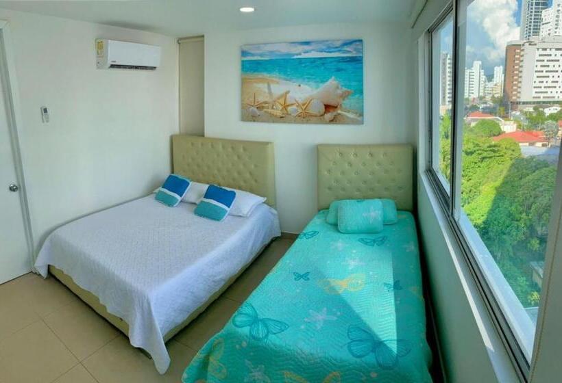 آپارتمان 2 خوابه, Apartamentos Palmetto   Frente Al Mar