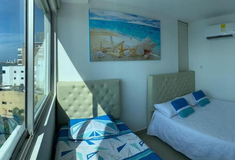آپارتمان 2 خوابه, Apartamentos Palmetto   Frente Al Mar