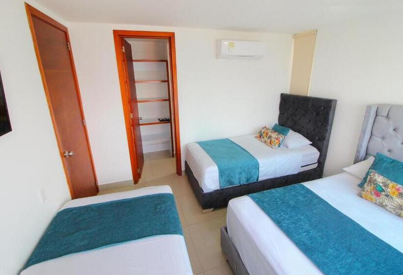 آپارتمان 1 خوابه با چشم‌انداز دریا, Apartamentos Palmetto   Frente Al Mar