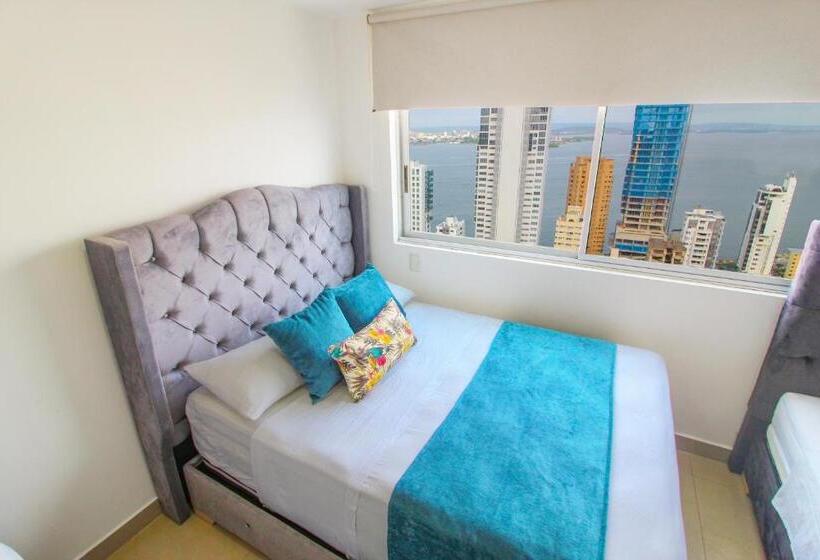 آپارتمان 1 خوابه با چشم‌انداز دریا, Apartamentos Palmetto   Frente Al Mar