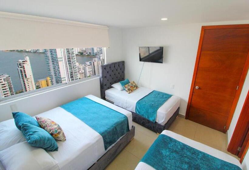 آپارتمان 1 خوابه با چشم‌انداز دریا, Apartamentos Palmetto   Frente Al Mar