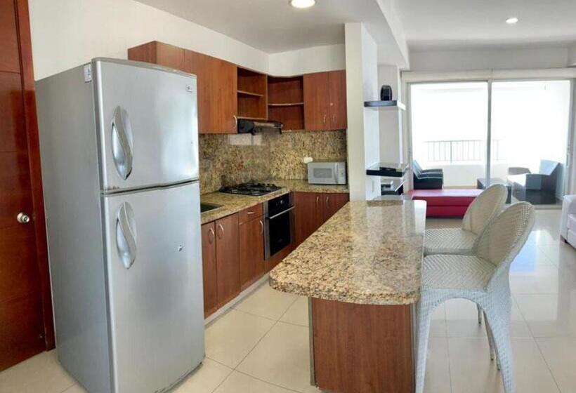 آپارتمان 1 خوابه با بالکن, Apartamentos Palmetto   Frente Al Mar