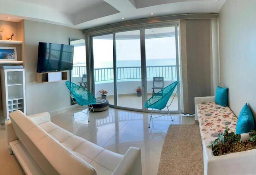 آپارتمان 1 خوابه با بالکن, Apartamentos Palmetto   Frente Al Mar