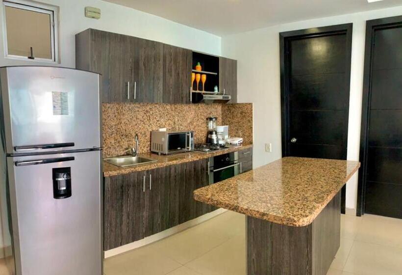 آپارتمان لوکس 1 خوابه, Apartamentos Palmetto   Frente Al Mar