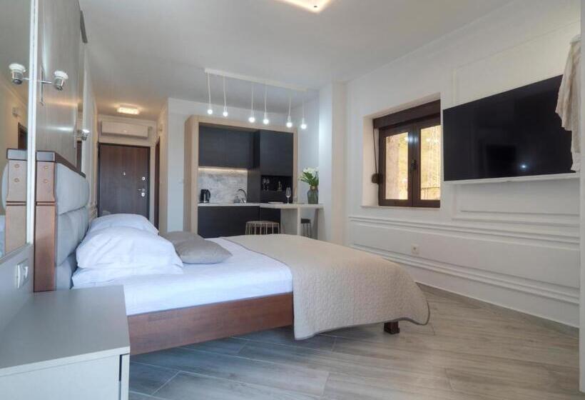 استودیوی استاندارد با چشم‌انداز دریا, Misisuone Apartments Budva