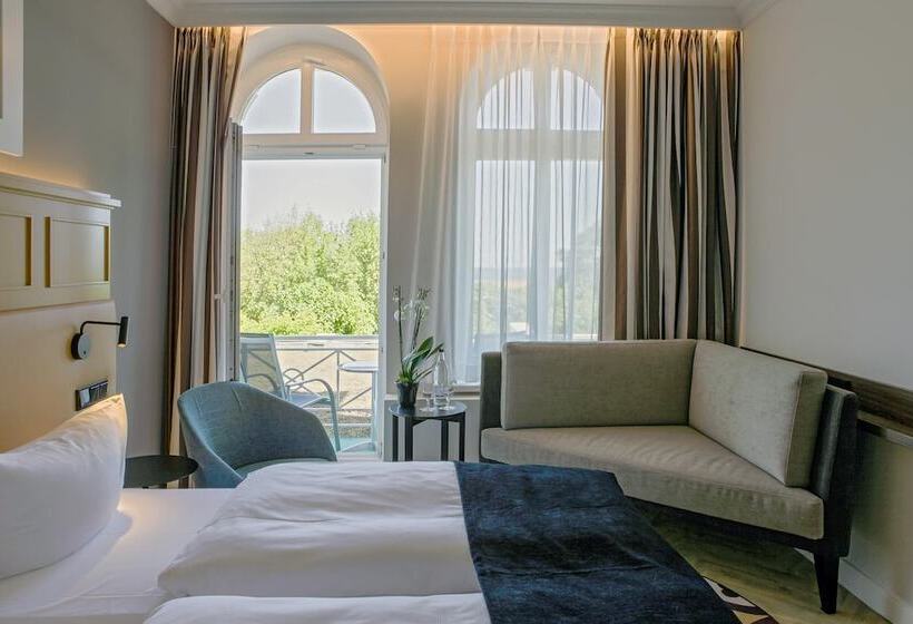 스탠다드 발코니 룸 바다 전망, Seetelhotel Ostseehotel Ahlbeck