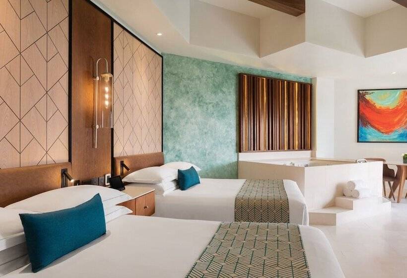 Junior Suite mit Meerblick, Hilton Playa Del Carmen, An All Inclusive Adult Only Resort