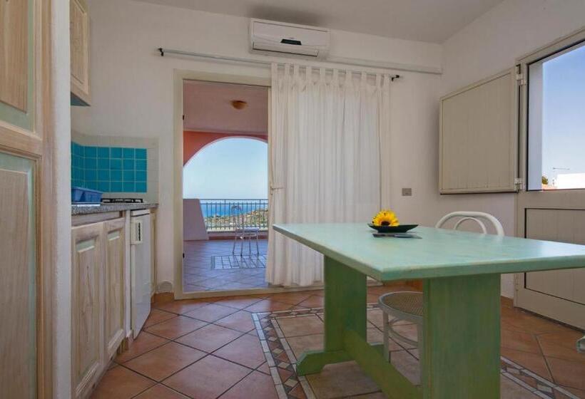 带1个卧室的带海景的公寓, Residence Hotel Lu Nibareddu