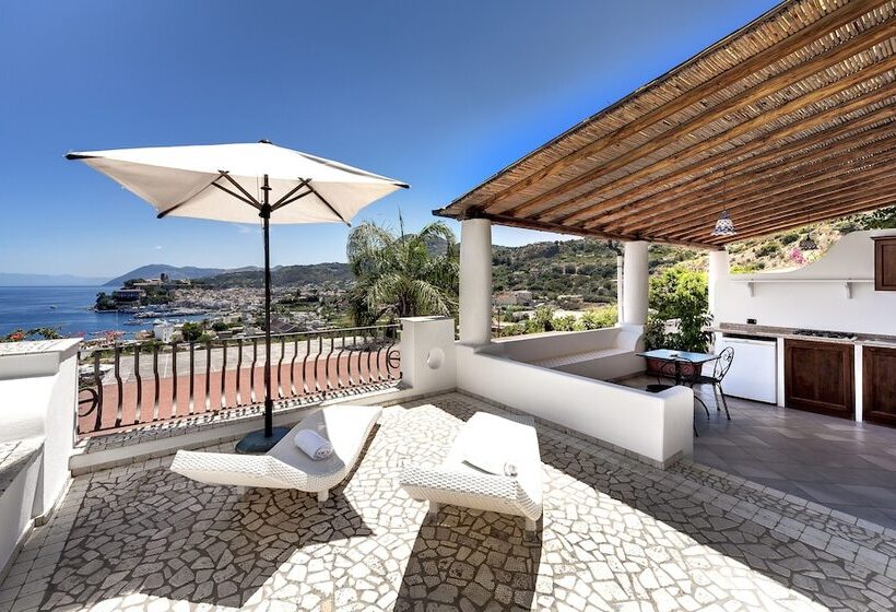 Номер Superior Вид на Море, Villa Enrica   Aeolian Charme