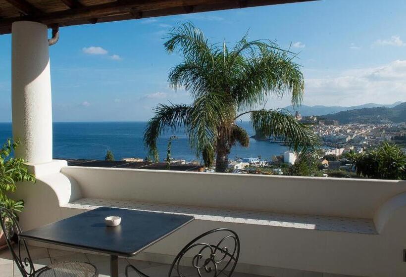 اتاق سوپریور با چشمانداز دریا, Villa Enrica   Aeolian Charme