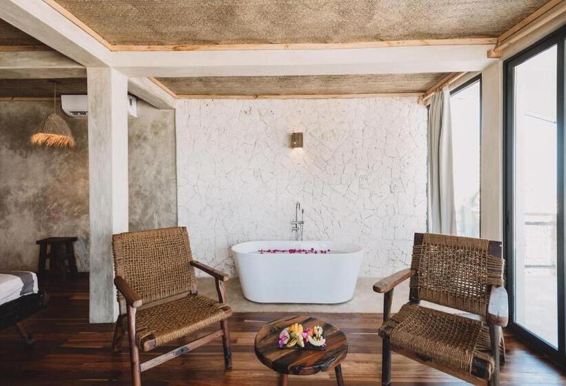 اتاق لوکس با بالکن و چشم‌انداز دریا, Passion Boutique Hotel Zanzibar   Adults Only