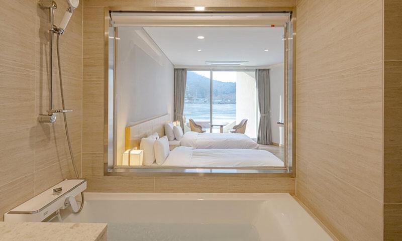 اتاق استاندارد با چشم‌انداز باغ, Gapyeong Hotel Suiteian