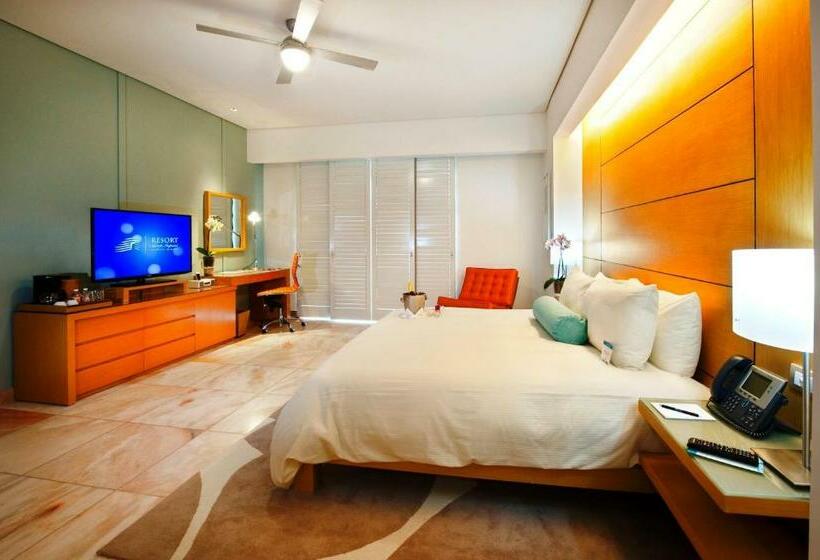 キングサイズベッドのデラックスルーム, Palacio Mundo Imperial Riviera Diamante Acapulco