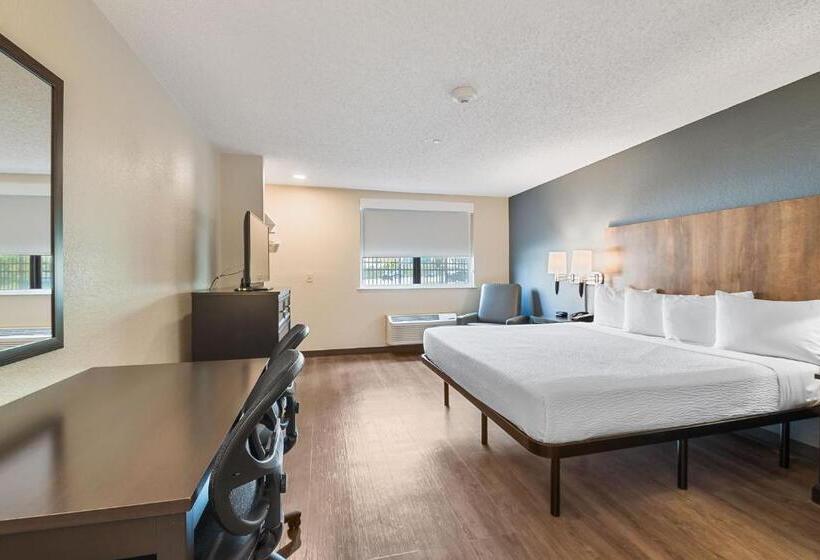 キングサイドベッドのスタンダードワンルーム, Extended Stay America Premier Suites  Miami  Downtown Brickell  Cruise Port