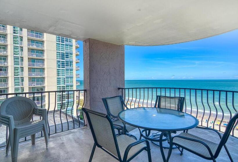 דירת שלושה חדרים, Ocean Front, Private Balconies