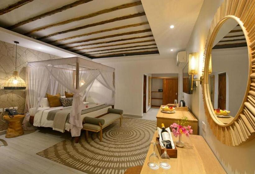 디럭스 룸 바다 전망, Neptune Pwani Beach Resort & Spa Zanzibar  All Inclusive