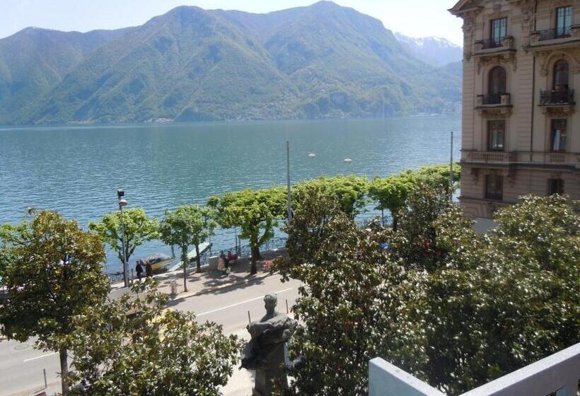 اتاق لوکس با چشم‌انداز دریاچه, Swiss Lodge Nassa Garni