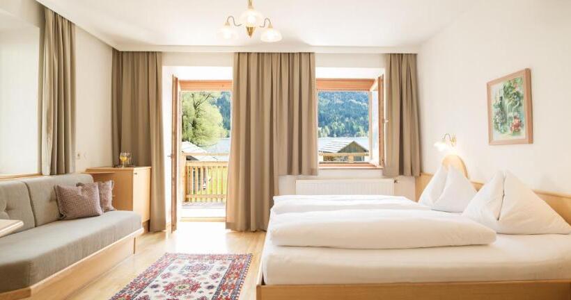 Comfort room with lake view, Ferienhof Neusacher Moser