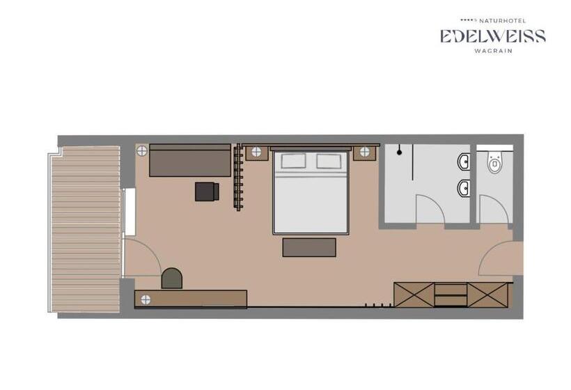 سوییت جونیور با بالکن, Naturhotel Edelweiss Wagrain