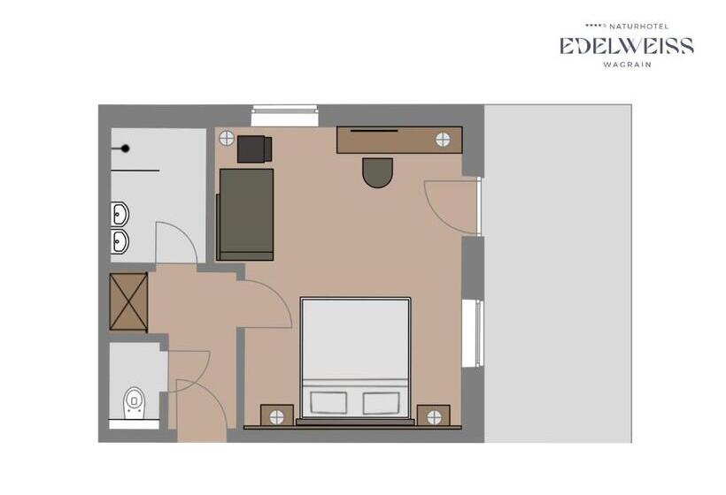 اتاق لوکس, Naturhotel Edelweiss Wagrain