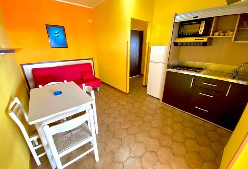 Апартаменты 1 Спальня с Террасой Вид на Море, Residence Hotel Felix