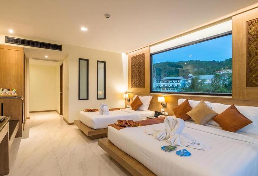 اتاق استاندارد سه تخته با چشم‌انداز استخر, Ananta Burin Resort   Sha Extra Plus