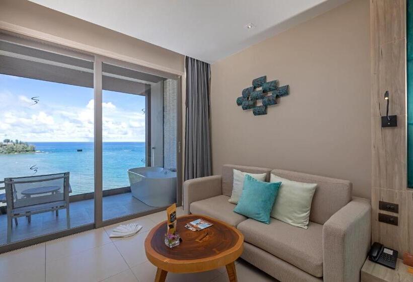 디럭스 룸 바다 전망, Cape Sienna Phuket Gourmet Hotel & Villas   Sha Extra Plus