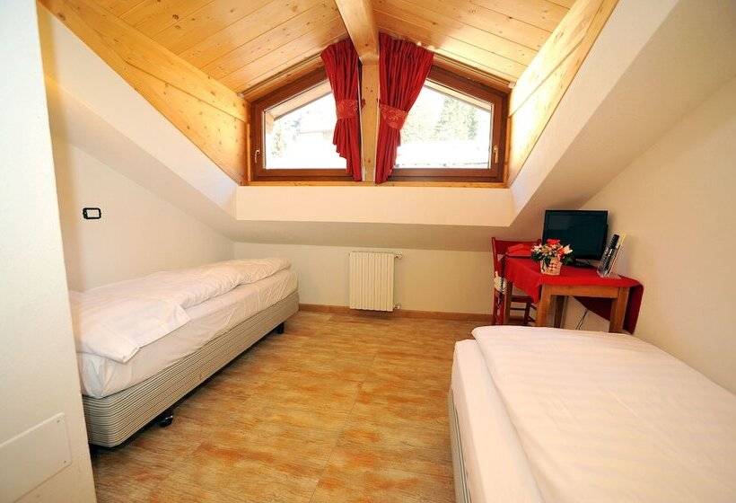 带2个卧室的公寓, Albergo Stelvio