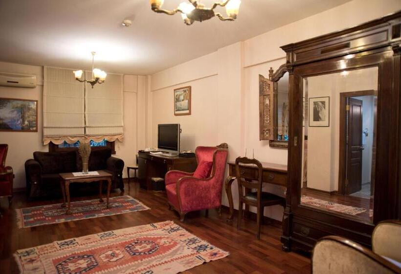 キングサイドベッドのスタンダードワンルーム, Villa Sphendone Suites Istanbul
