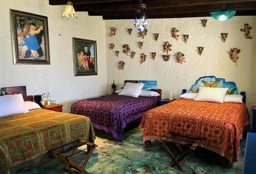 Quarto Triplo Estandar, Hacienda Tepetlcalli 1870 Hotel Museo & Spa