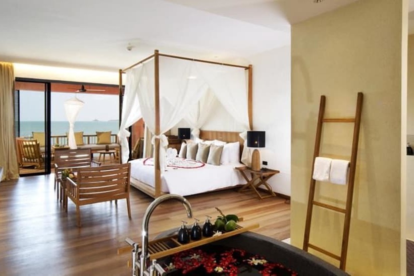 اتاق استاندارد با چشم‌انداز دریا, Hansar Samui Resort & Spa   Sha Extra Plus