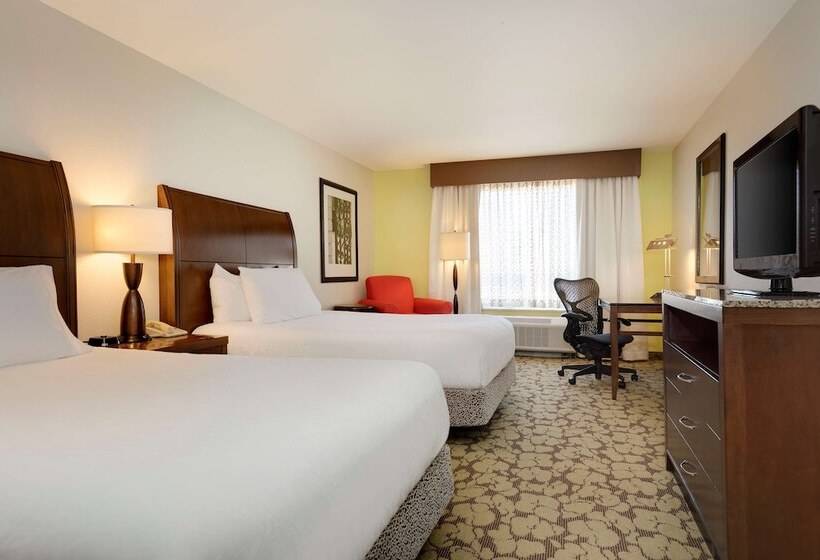 Номер Стандарт 2 Двуспальные Кровати, Hilton Garden Inn Hoffman Estates