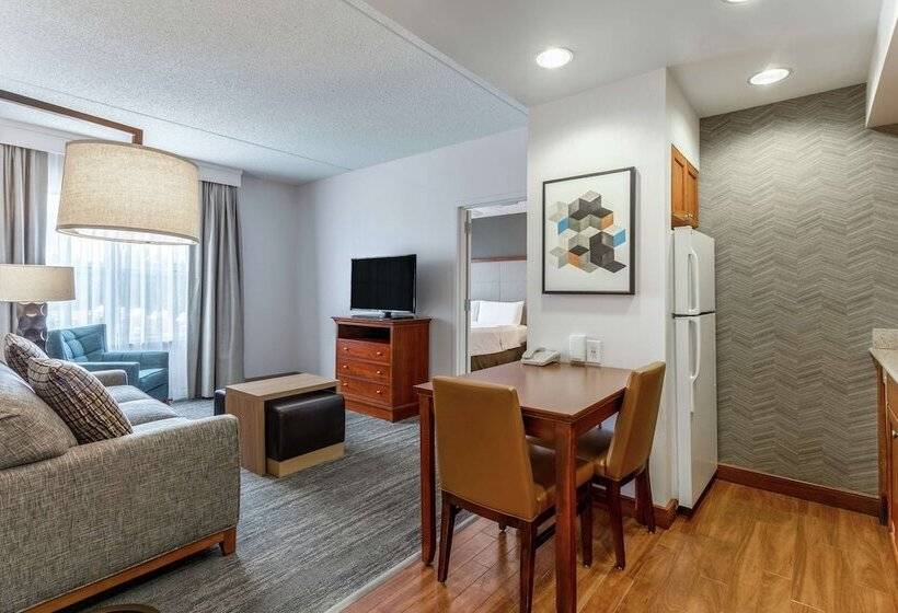 带大床的套房, Homewood Suites By Hilton Albany