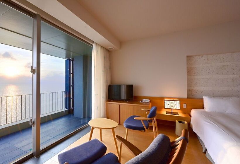 اتاق استاندارد با چشم‌انداز دریا, Beach Hotel Sunshine Ishigakijima