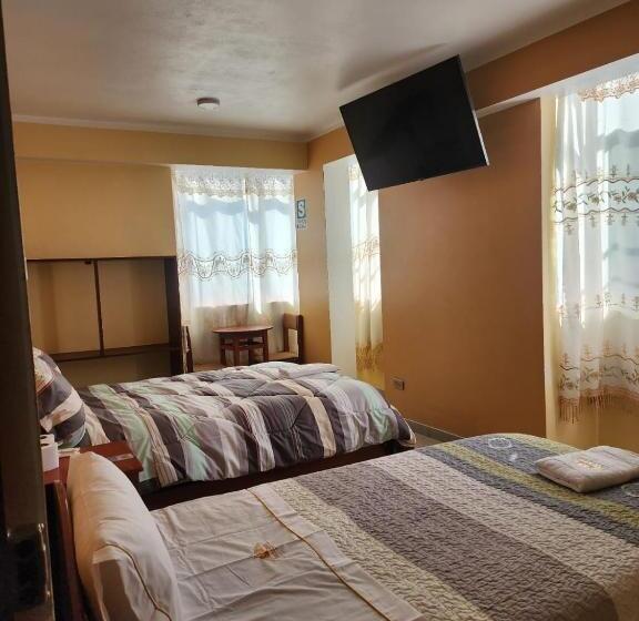 اتاق استاندارد با 2 تخت دوبل, Hostal Capac