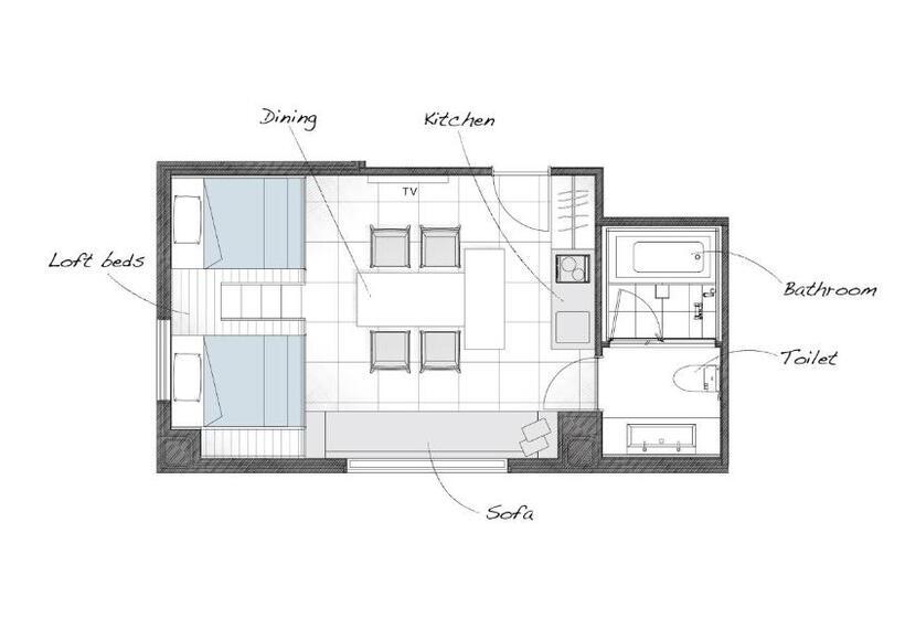 Quarto Familiar, 41pieces Sapporo