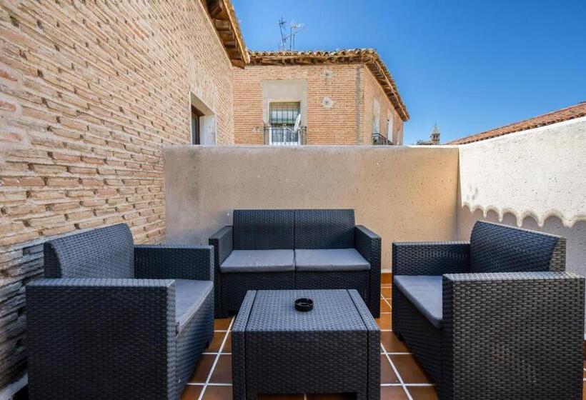 اتاق استاندارد با تراس, Azacanes Hostal Boutique Toledo