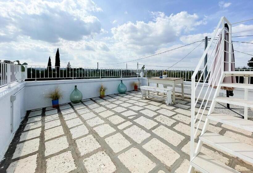 اتاق استاندارد با تراس, Trullo San Vincenzo Con Piscina